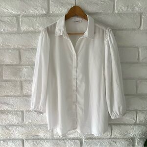 beachlunchlounge White Button Down Shirt
